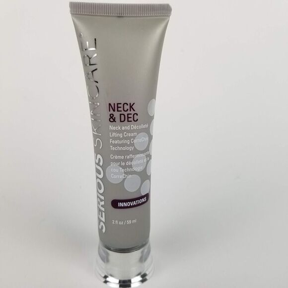 Serious Skincare Neck & Dec Lifting Cream 2 oz NEW Skin Care SSC CorrecChin Tech - Picture 5 of 7